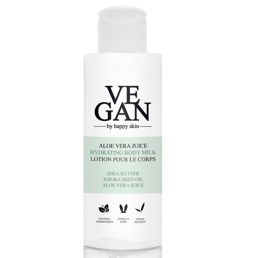 Vegan by Happy Skin Aloe Vera Juice Hydrating Body Milk 100ml (full size)